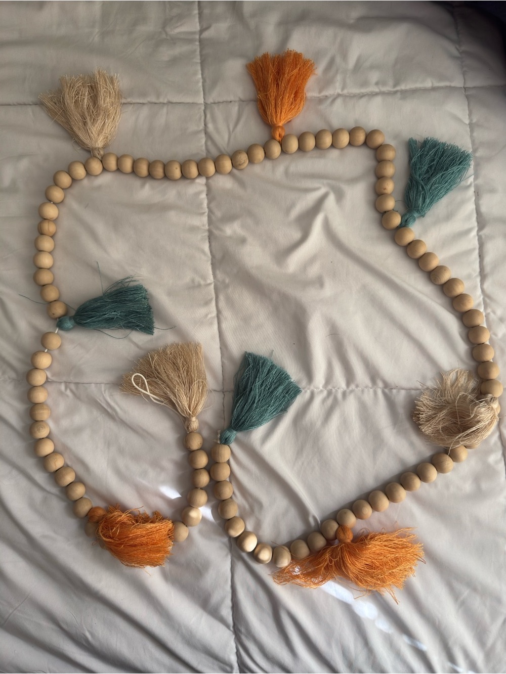 Fall decor - Orange & Turquoise - Picture 2 of 2